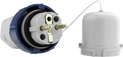 Produktbild von Uni-Schuko Stecker Schutzkontaktstecker 230V 16A IP67 Wasserdicht Feuchtraum Doktrovolt