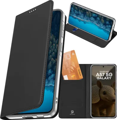 Produktbild von Handyhülle mit Klappe für Galaxy A57 5G, Dux Ducis Skin Pro, Schwarz