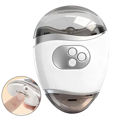 Produktbild von 3-in-1 elektrischer Nagelknipser,automatischer Nagelknipser und Nagelpolierer,3 Geschwindigkeitsstufen,für Babys,Kinder,Erwachsene und Senioren (Weiß)