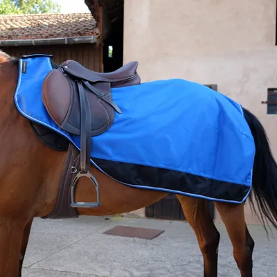 Obrázek produktu pro Equithème Tyrex 1200D bederní deka – modrá/černá