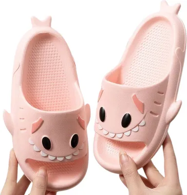 Produktbild von Damen Badelatschen, Slipper Gummi Jungen Mädchen Badeschuhe Rosa, Gr. 38/39
