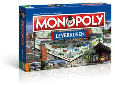 Produktbild von Monopoly Leverkusen Stadtedition City Edition Spiel Brettspiel Gesellschaftsspiel