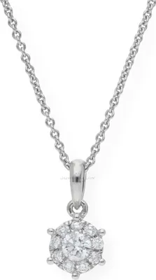 Produktbild von Kettenanhänger Weißgold 585 Brillanten JL10-02-1523 JuwelmaLux
