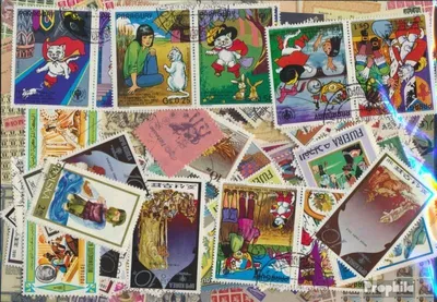 Produktbild von Briefmarken Motive 200 verschiedene Märchen Marken