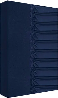 Obrázek produktu pro Jersey prostěradlo s gumičkou 140x200 tmavě modré 160g/m2 Zaratex