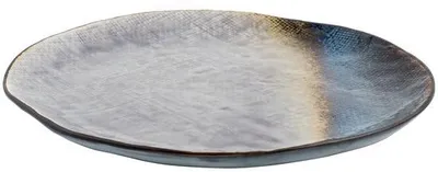 Image de Assiette craquelée 27 cm en céramique