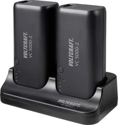 Produktbild von VOLTCRAFT VC 5000-2 Powerbank 5000 mAh Li-Ion Schwarz Statusanzeige