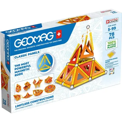 Obrázek produktu pro Geomag Classic GM472, Hraka s neodymovm magnetem, 5 rok/roky, Vcebarevn