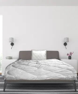 Produktbild von Mikrofaser Bettdeckenset 2-teilig Bettdecke 135 x 200cm Füllung 1200 Gr. + Kopfkissen 80 x 80cm Füllung 900Gr Bettdecke und Kissen Set Steppdecke Ganzjahresdecke mit Kissen