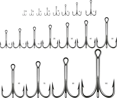 Produktbild von VMC 9617 O'Shaughnessy Treble Hook Permasteel - Drillingshaken, Größe/Packungsinhalt:Gr. 6 / 10 Stück