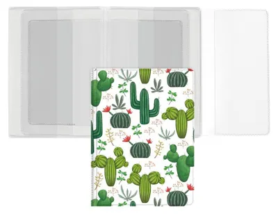 Productafbeelding van Documentenmap met registratiekaart met cactusthema