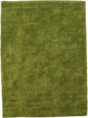Zdjęcie produktu dla Zielony wełniany dywan shag 133x180