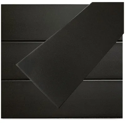 Immagine prodotto di 0,16 m² | 1 pz Pannelli per soffitto in polistirene XPS – Assi nere | Pannelli leggeri per rivestimento di pareti e soffitti | DECCART