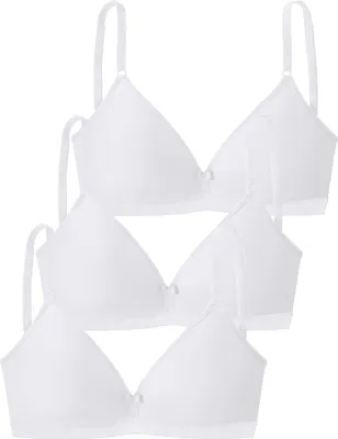 Produktbild von PETITE FLEUR Soft-BH 3xweiß Größe 70 Cup AA