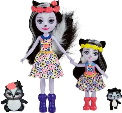 Zdjęcie produktu dla Enchantimals HCF82, Mini lalka, Damski, 4 lat(a), Dziewczyna, 161 mm, Wielobarwny