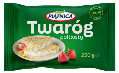Zdjęcie produktu dla Twaróg mielony półtłusty 250g Piątnica