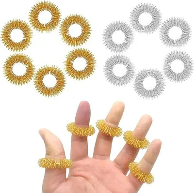 Imagen del producto de Masajeadores para los dedos, set de 12 unidades, para acupresión y relajación