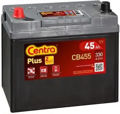 Produktbild von CENTRA Plus Starterbatterie 12V 45Ah 330A/EN B24 Batterie