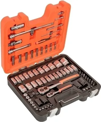Zdjęcie produktu dla Bahco Bahco S800 77-częściowy zestaw kluczy nasadowych - 1/4" 1/2"