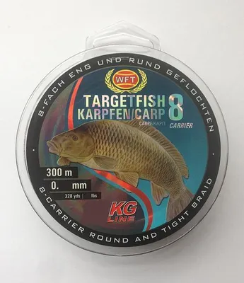 Produktbild von WFT TF8 Karpfen black 300m 0,18mm 13kg - Karpfenschnur