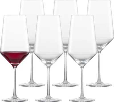 Produktbild von Zwiesel Glas PURE Bordeaux Rotweinglas 6er Set