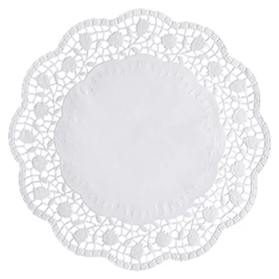 Produktbild von Papstar Tortenspitzen 28cm weiss 100 Stück 12268