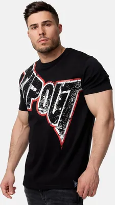 Produktbild von Tapout Herren T-Shirt Bernardino black/ecru/red XL