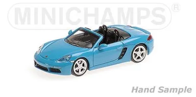 Produktbild von Minichamps 1:87 Porsche 718 Boxster - 2016 - turquoise/blue