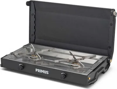 Produktbild von Primus Kinjia Gaskocher Campingküche 2 Brennern Schwarz Schwarz One Size