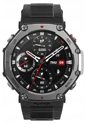 Obrázek produktu pro Amazfit T-Rex 3, 3,81 cm (1.5"), AMOLED, Dotyková obrazovka, Wi-Fi, GPS, 68,3 g