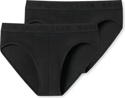 Produktbild von Schiesser Schüler Jungen 2 er Pack Slips Gr. 140 schwarz