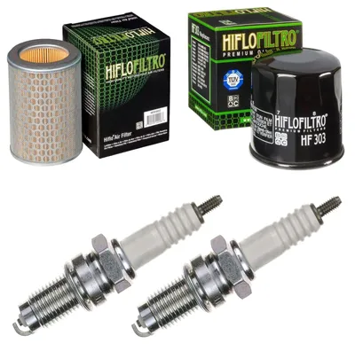 Obrázok produktu pre Servisná sada pre Honda CBF 500 A ABS 2004–2008: vzduchový filter, olejový filter, zapaľovacie sviečky od pamoto –
