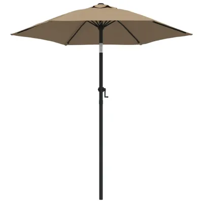 Immagine prodotto di vidaXL Ombrellone Taupe 200 x 224 cm Alluminio