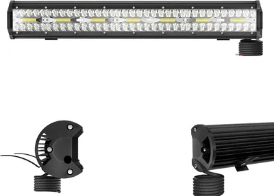 Zdjęcie produktu dla LARS360, reflektor LED o mocy 420W, dodatkowe oświetlenie do pojazdów off-road, ciężarówek, SUV-ów, traktorów, temperatura barw 6000–6500K, klasa szczelności IP65, napięcie 10–30V