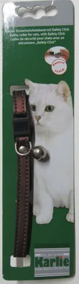 Produktbild von KARLIE Katzenhalsband, braun