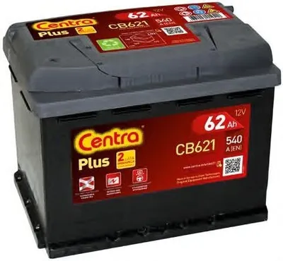 Produktbild von CENTRA Plus Starterbatterie 12V 62Ah 540A/EN L2 Batterie