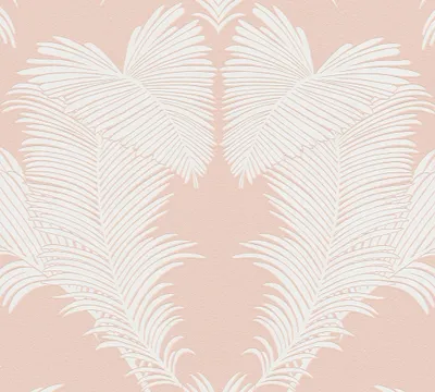 Produktbild von A.S. Création Palmentapete Trendwall 2 tropische Tapete Vliestapete rosa weiß 10,05 m x 0,53 m