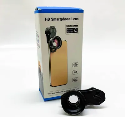 Obrázok produktu pre Apexel HD objektív, 100 mm makroobjektív pre iPhone X/8/8Plus/7/Plus, Samsung Galaxy S10/S10 Plus, Huawei a väčšinu smartfónov