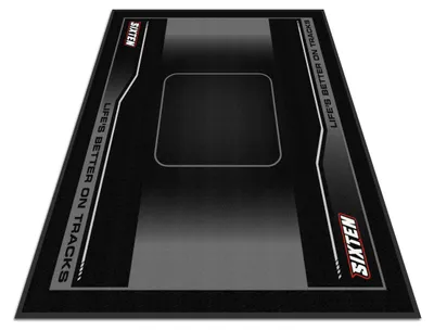 Immagine prodotto di Tappeto per Karting / Quad SIXTEN 150x190 - Tappeto ambientale per Quad e Karting - Per paddock e garage - Lavabile ed ecologico - Regalo ideale per gli sport meccanici
