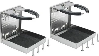 Image de Porte-bagages pour voiture - Universel - Organiseur de voiture - Diamètre 55 cm - Pliable - Argent