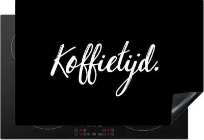 Produktbild von KitchenYeah© Herdabdeckplatte Zitate - Sprichwörter - Kaffee , 76x51cm, Küche Deko, Glaskeramikkochfeld Herdabdeckung, Abdeckplatte fùr Kochfeld