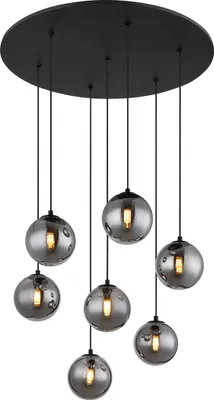 Immagine prodotto di GLOBO Illuminazione Lampada a sospensione RIHA DH 55x120 cm nero Lampada a sospensione