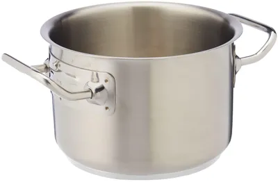 Image de Casserole en acier inoxydable 18/10 Agnelli, avec deux poignées, de 16 cm
