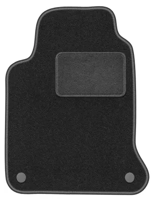 Productafbeelding van Velours bestuurdersmat voor Renault Laguna II 2001-2007 (stationwagen/liftback) – grafiet, op maat – Wielganizator LUX