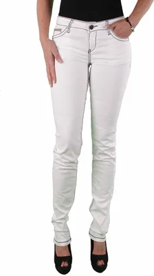 Produktbild von Cipo & Baxx Damen Designer Jeans Hose CBW-0609 Weiß