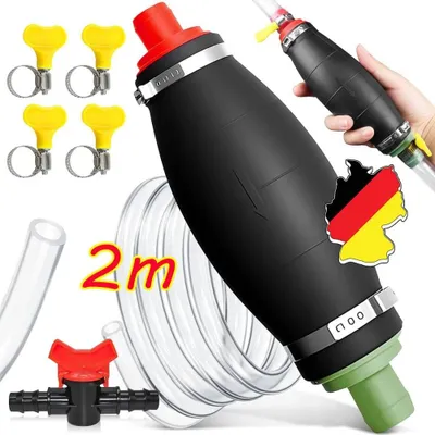 Productafbeelding van Afzuigpompen, sifonpompen, zuigpompen, handpompen, overpomppompen. Geschikt voor water, benzine, diesel