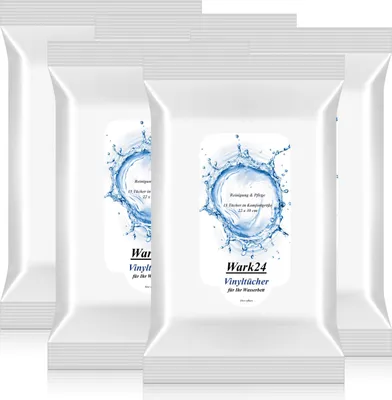 Produktbild von Wark24 Vinyltücher für Ihr Wasserbett 15 stk. - Reinigung & Pflege (5er Pack)
