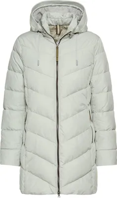 Produktbild von Wattierte Jacke mit abnehmbarer Kapuze