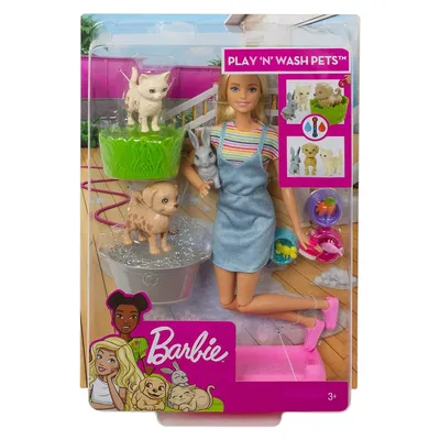 Produktbild von Mattel FXH11 - Barbie - Badespaß, Tiere mit Zubehör