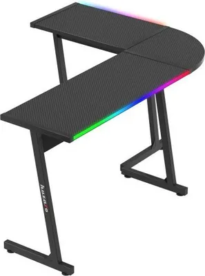 Produktbild von Huzaro Hero 6.0 Schwarzer RGB-Gaming-Tisch
